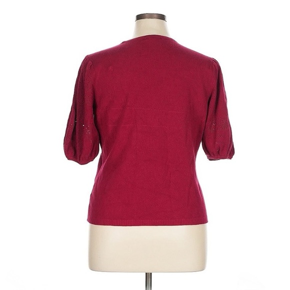 NWOT Ophelia Roe Puff Sleeve Sweater - Picture 7 of 8